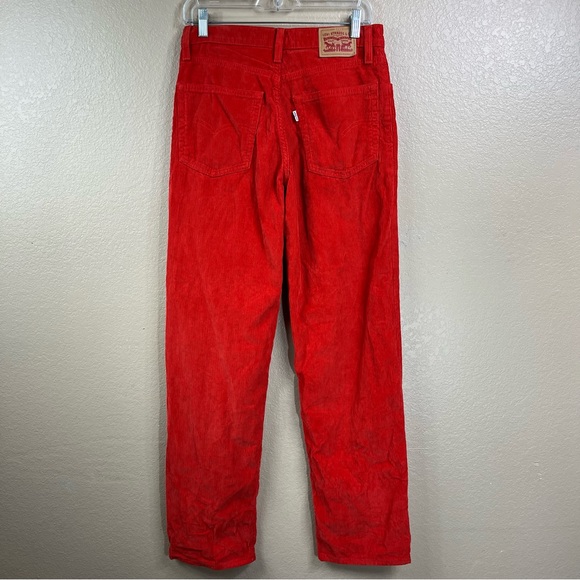 Levi’s 94 Baggy Corduroy reddish orange straight leg pants - Picture 4 of 7